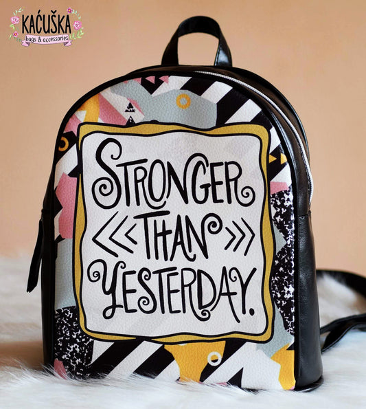 Stronger than yesterday