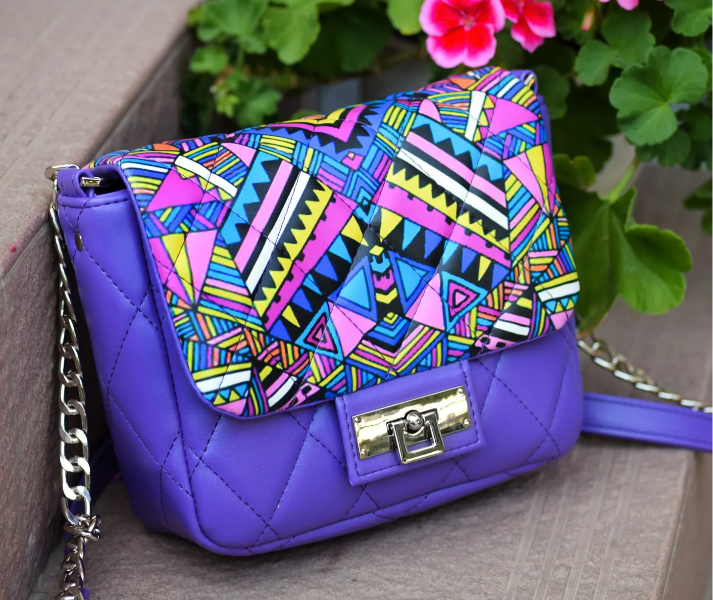 Purple tribal