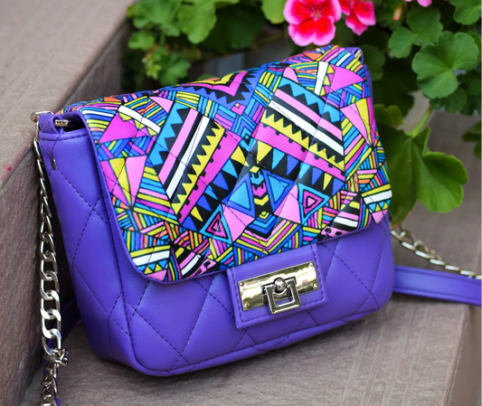 Purple tribal